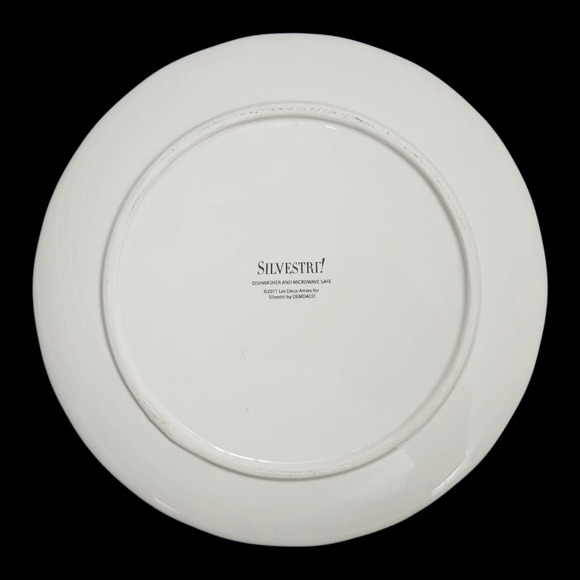 Silvestri Thanksgiving Turkey Dinner Plate 9" Les Deux Amies 2011 Fall Harvest - Picture 2 of 3